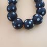 Vintage African Style White Dotted Glass Beads Strands Necklace Image 9