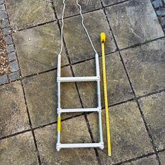 Portable 3-Step Aluminum Boarding Ladder for RIB / Small Boat
