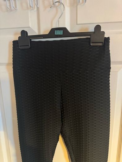 Brand new black Shein tight fit elastic leggings size XL UK16 EU44 Postage included