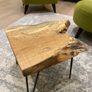 Handcrafted Spalted Beech Live Edge Side Table Image 4