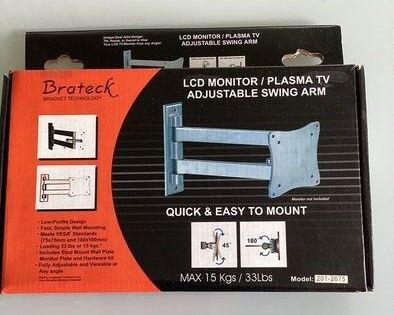 TV Wall Bracket - Computer Monitor or TV office - Brand NEW - Collection ONLY