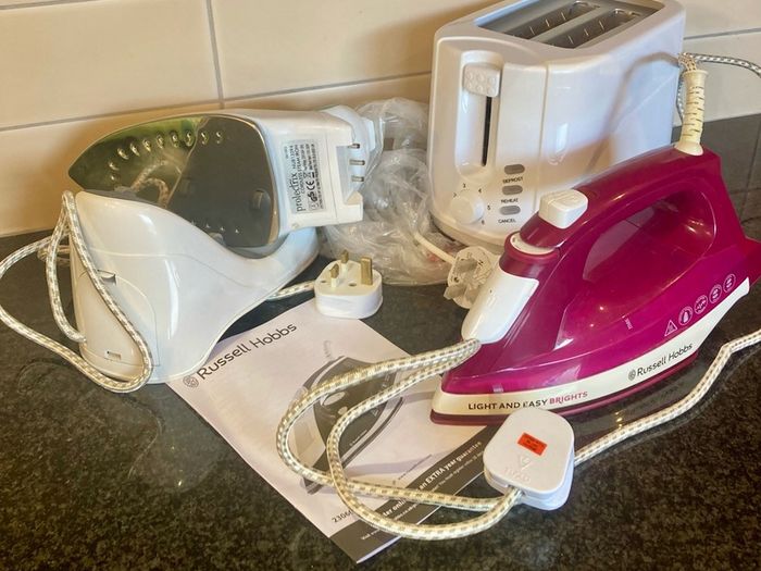 New Toaster plus 2 Irons