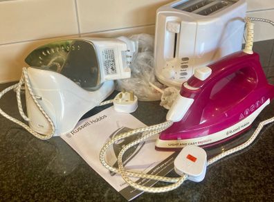 New Toaster plus 2 Irons