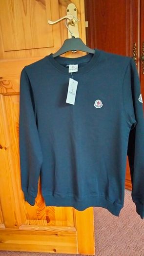 Brand New Navy Moncler Style Sweatshirt Uk6