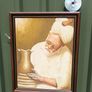 Original framed painting of a Pakistani man at a potter's wheel, D18 Image 3