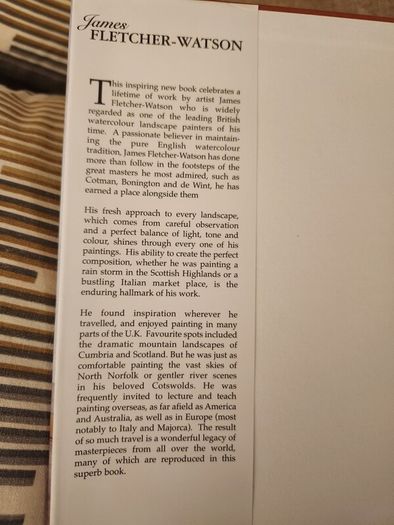 James Fletcher - Watson.a Celebration Of The Artist's Life And Work. Large Volume Hardback In Good Condition.