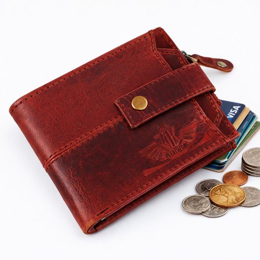 Genuine Leather Wallet Luxury Handmade RFID Secure Wallet