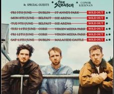 4 Kingfishr Tickets Malahide 13th June