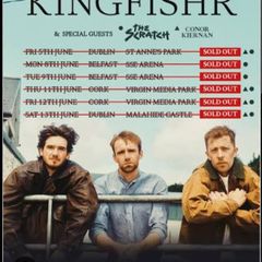 4 Kingfishr Tickets Malahide 13th June