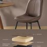 2 x faux leather dining chairs Image 5