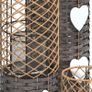 Set of 3 Wicker Candle Holders Image 4