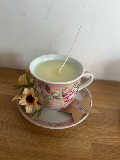 tea cup candles