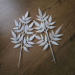 Glitter Christmas decorations