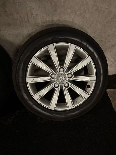 set of Audi wheels