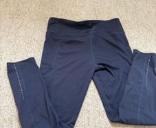 Lululemon leggings / navy / pockets / reflective/ new