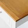 Console Table 118x35x77 cm Solid Oak Wood Image 5