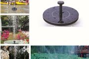 Mini Solar Powered Floating Water Fountain Outdoor Garden Yard Pool Bird Pond Decor
