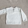 Next Baby White Knit Sweater and Trousers Set 6-9 Months Image 5