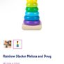 Rainbow stacking toys Image 5
