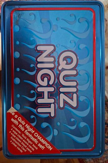 Quiz night in a tin