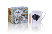 Porcelain Message Mug for Him in Gift Box