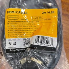 Startech 2m HDMI to DVI-D Cable - M/M