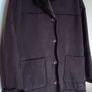 Chocolate Faux Fur Suede Long Coat Image 4