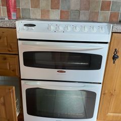 Double electric oven and hob