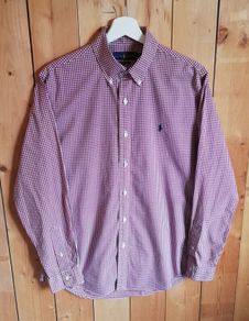 Ralph Lauren men's Authentic long sleeve check shirt medium size