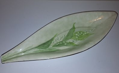 SALE!  Handpainted Gilded Porcelain Dish, Signed
