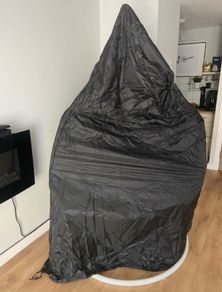 Double egg chair cover