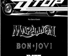 ZZ TOP Vintage Concert Poster Monsters Of Rock Donington Park UK August 17th 1985 Replica