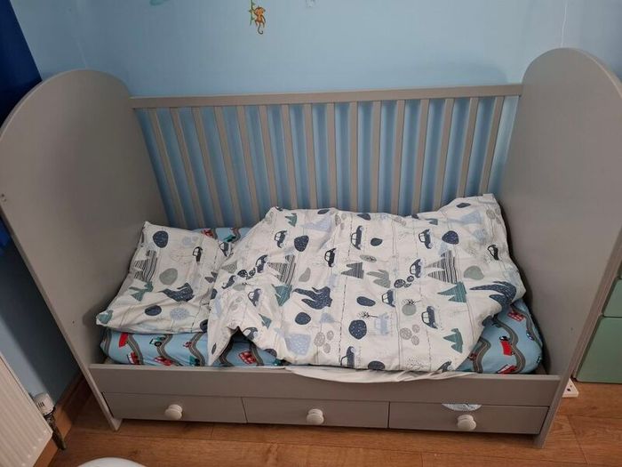 cot / cot bed and mattress