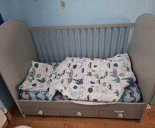 cot / cot bed and mattress