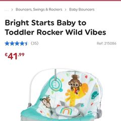 Bright Stars Baby to Toddler Rocker