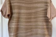 Ladies Nude&amp;Gold Knit Top by Naf Naf