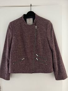 Ladies Magee tweed biker jacket