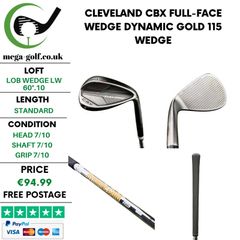 Cleveland CBX Full-Face Wedge Lw 60 Degree.10 / Dynamic Gold 115 Wedge