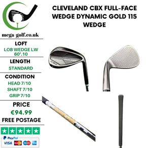 Cleveland CBX Full-Face Wedge Lw 60 Degree.10 / Dynamic Gold 115 Wedge