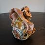 ..PRICE DROP  ..  Whimsical Ceramic Fairy House Tealight Holder, Studio Pottery from Ireland by Cara Turner / Artist Signed Image 3