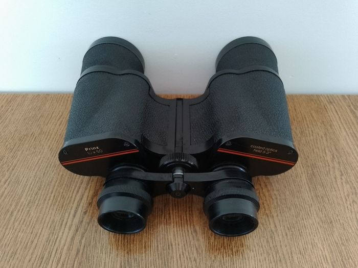 Vintage Binocular Prinz 10x50 Coated optics Field 5.3 0