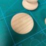50pc Pilot Drilled Wooden Drawer Knobs 32mm Image 2