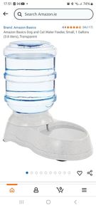 Food and Water Dispenser for Pets, Feeder, Small