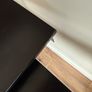 Brass and black console table Image 5