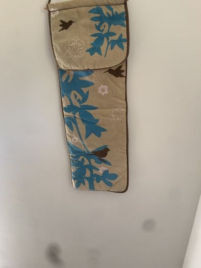 Vintage cloth hanging Baguette / bread holder