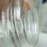 479 - Set of 6 Vintage Clear Glass Cork Screw Top Collectible Decorative Bottles Image 6