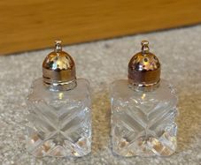 Small Vintage Salt and Pepper Shakers