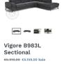 Real leather L shaped sofa from karl's furniture (vigore) Image 10