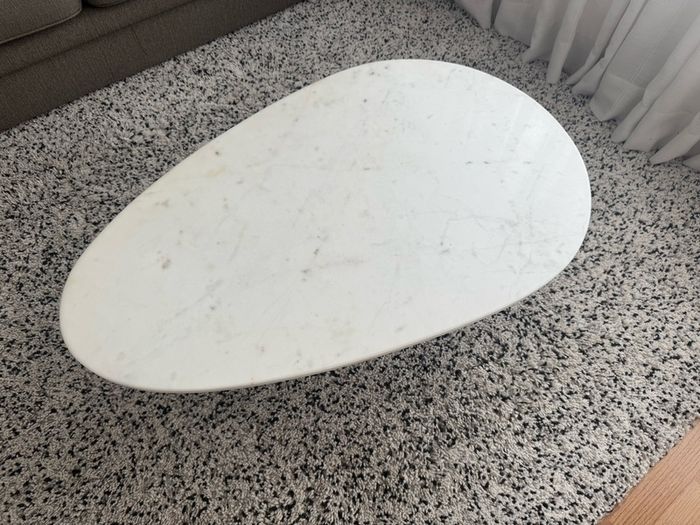 Marble coffee table