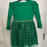 Green & gold dress with changing sequins, 5-6 years (116cm) Image 3